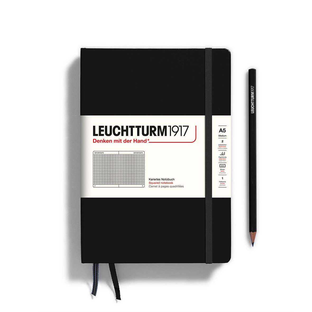 Notebooks - Medium (A5): Olive / Hardcover / Squared