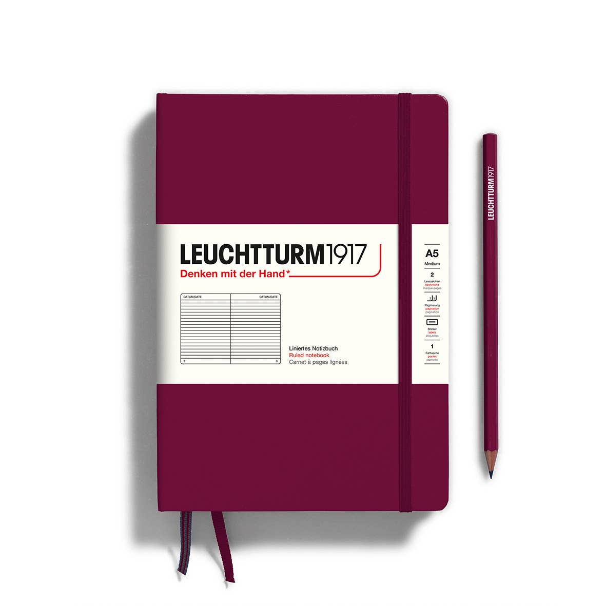 Notebooks - Medium (A5): Olive / Hardcover / Squared