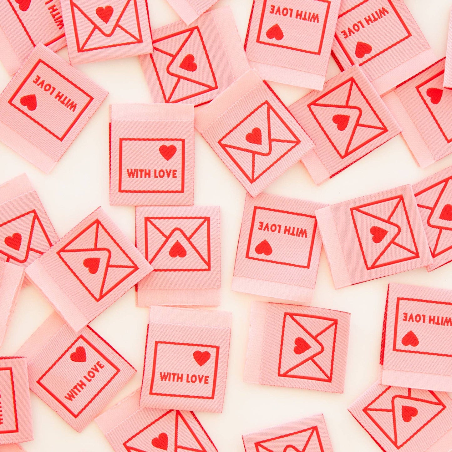 With Love Envelope - Sewing Woven Quilt and Garment Labels