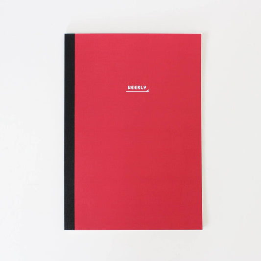 Paperways Notebook - Weekly - Red: Medium