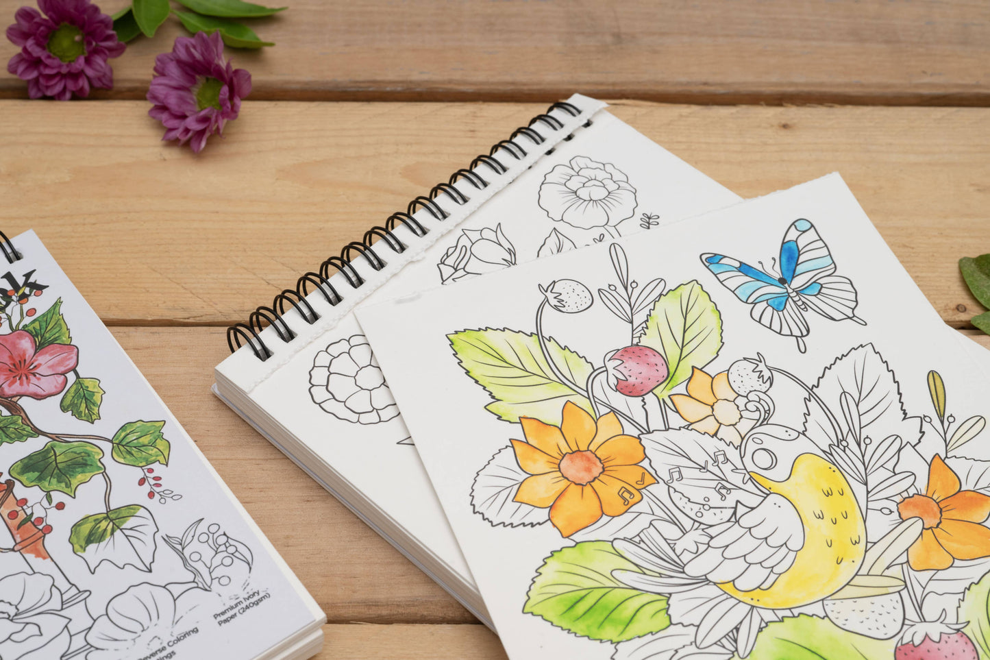 Floral Coloring Book