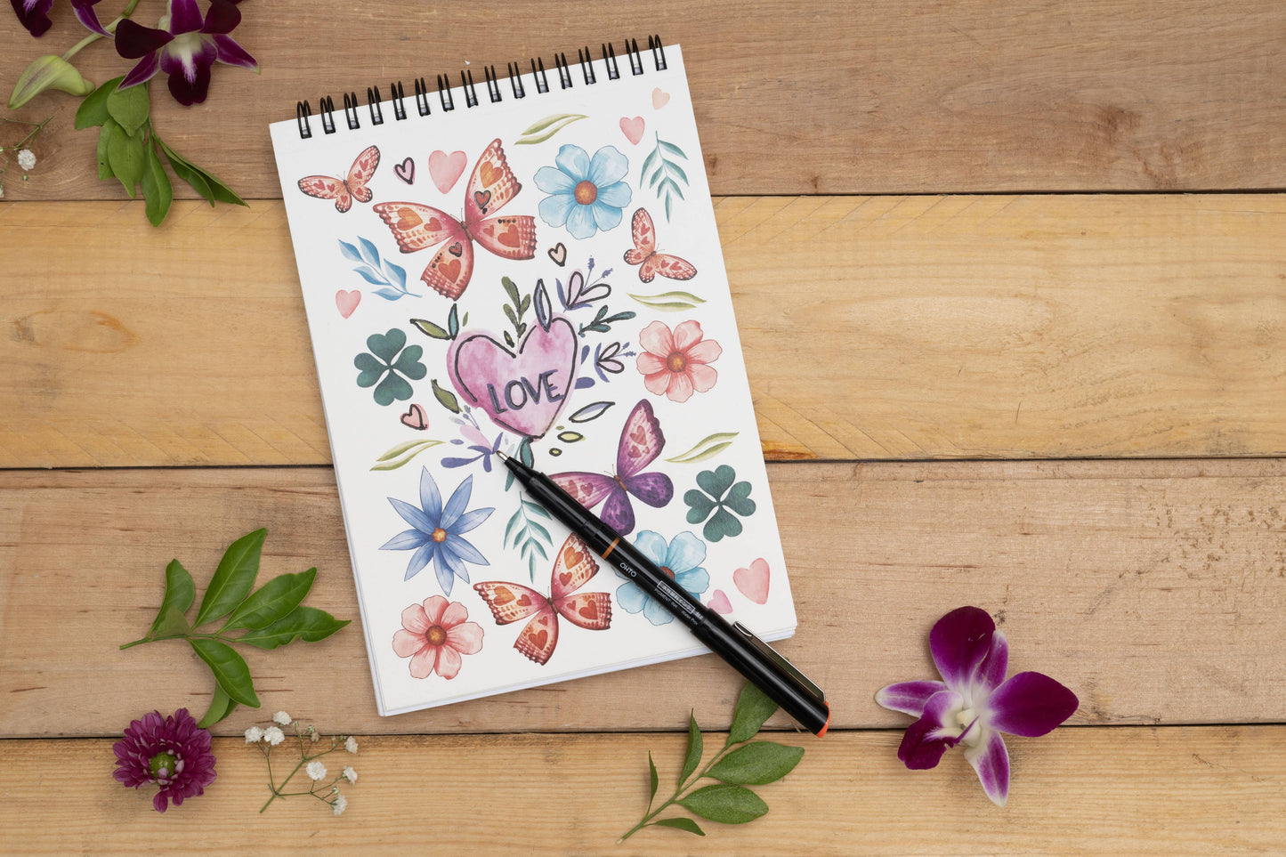 Floral Coloring Book