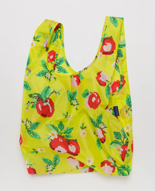 Needlepoint Apple Baggu