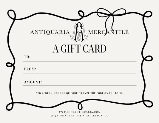 Antiquaria Gift Card