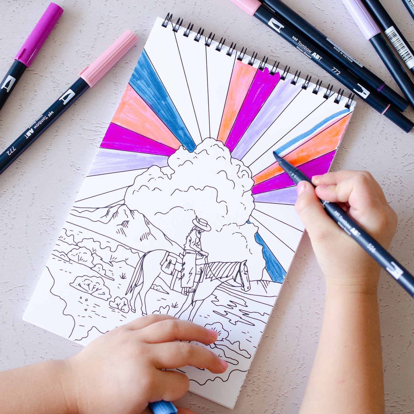 Cosmic Cowgirl Premium Coloring Book