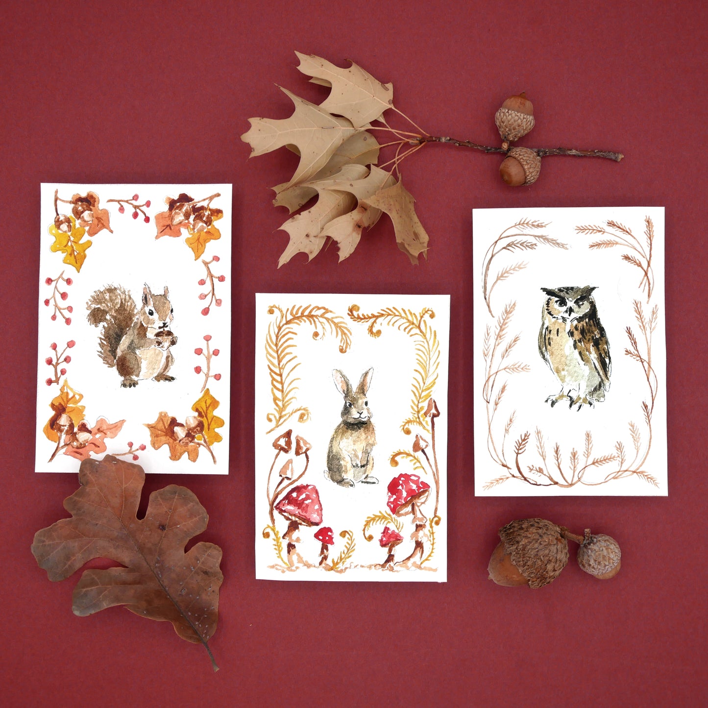Antiquaria Mini Watercolor Kit: Woodland Friends