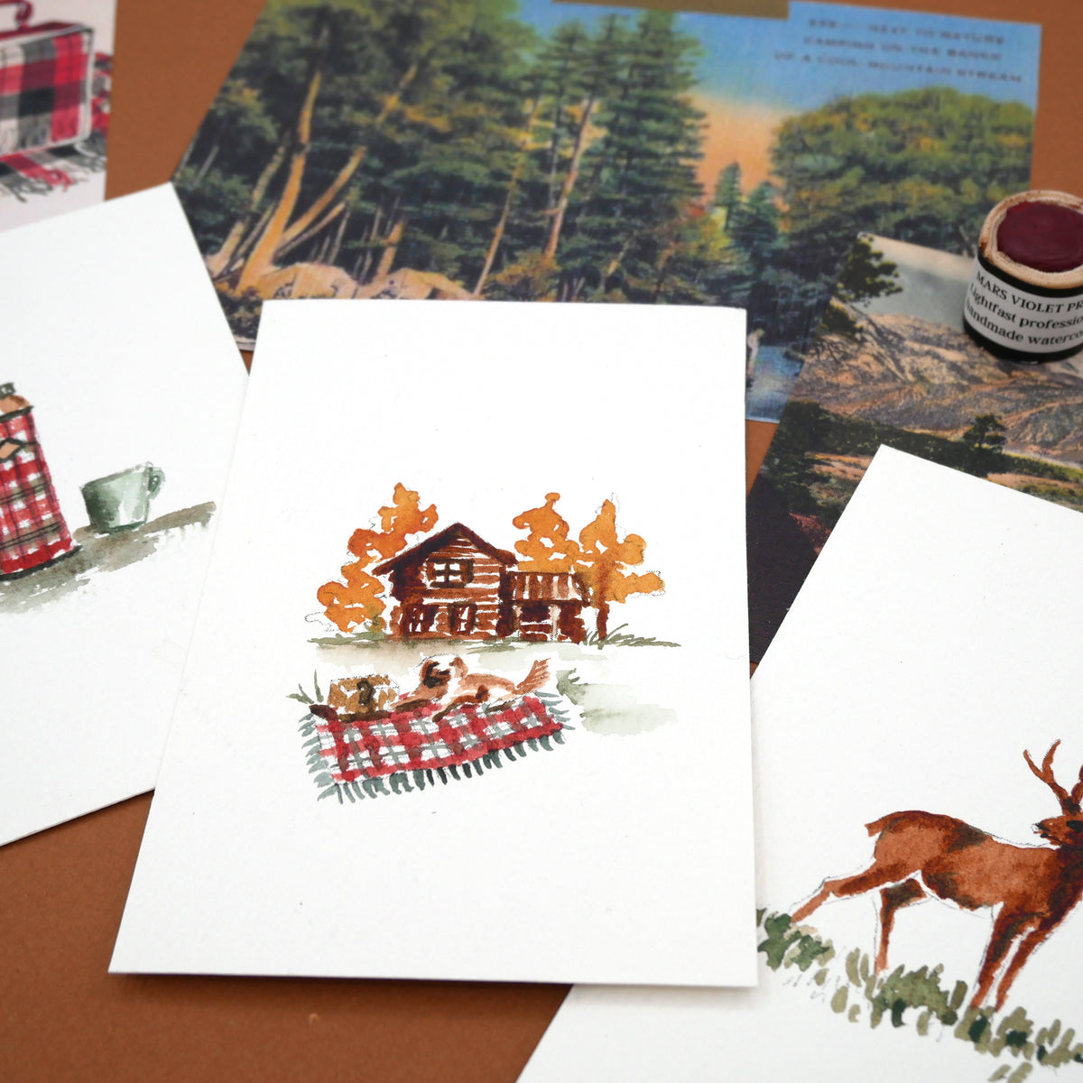 Antiquaria Mini Watercolor Kit: Woodland Friends