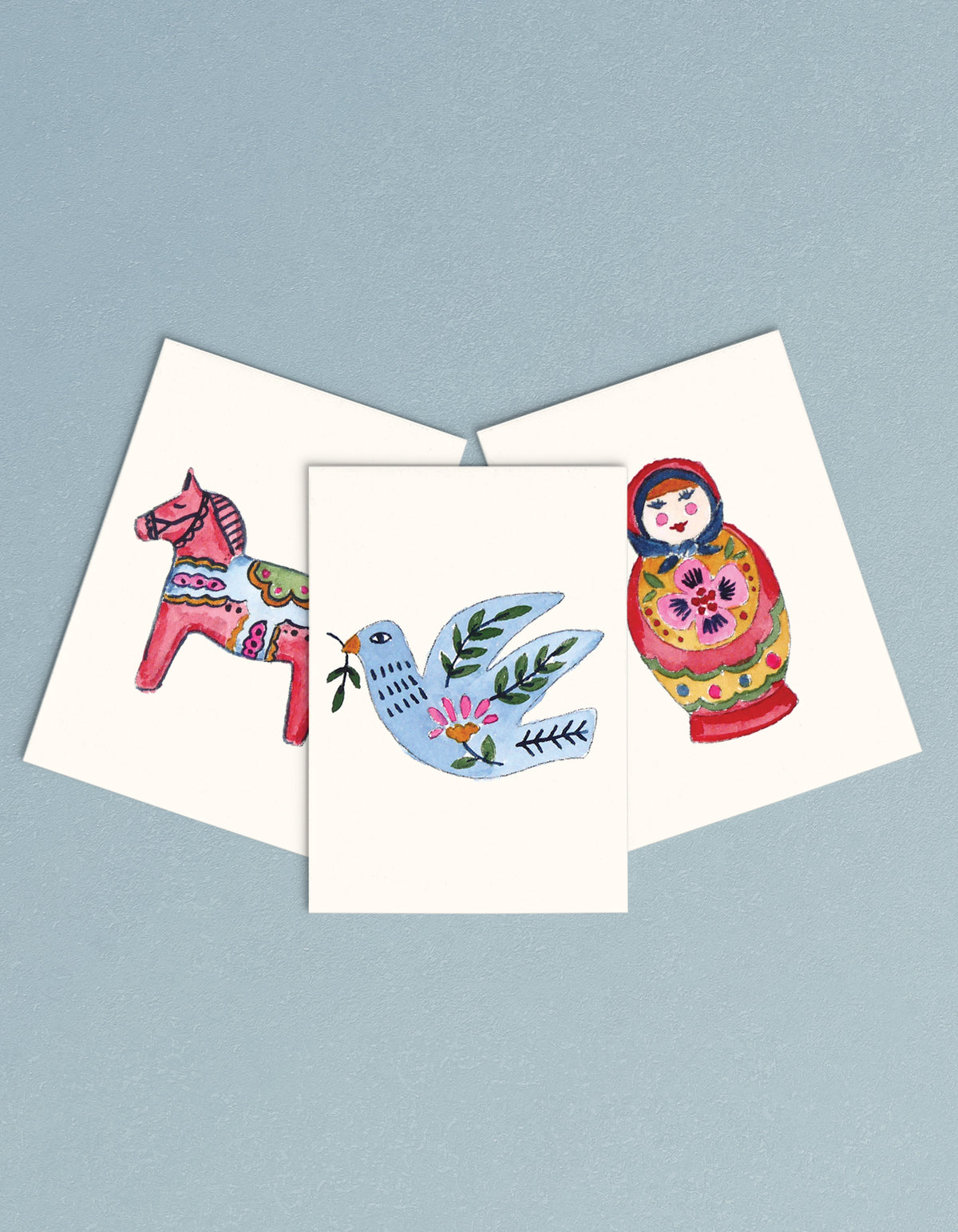 Antiquaria Mini Watercolor Kit: Scandinavian Folk