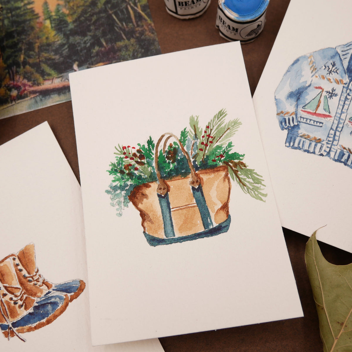 Antiquaria Mini Watercolor Kit: Woodland Forager