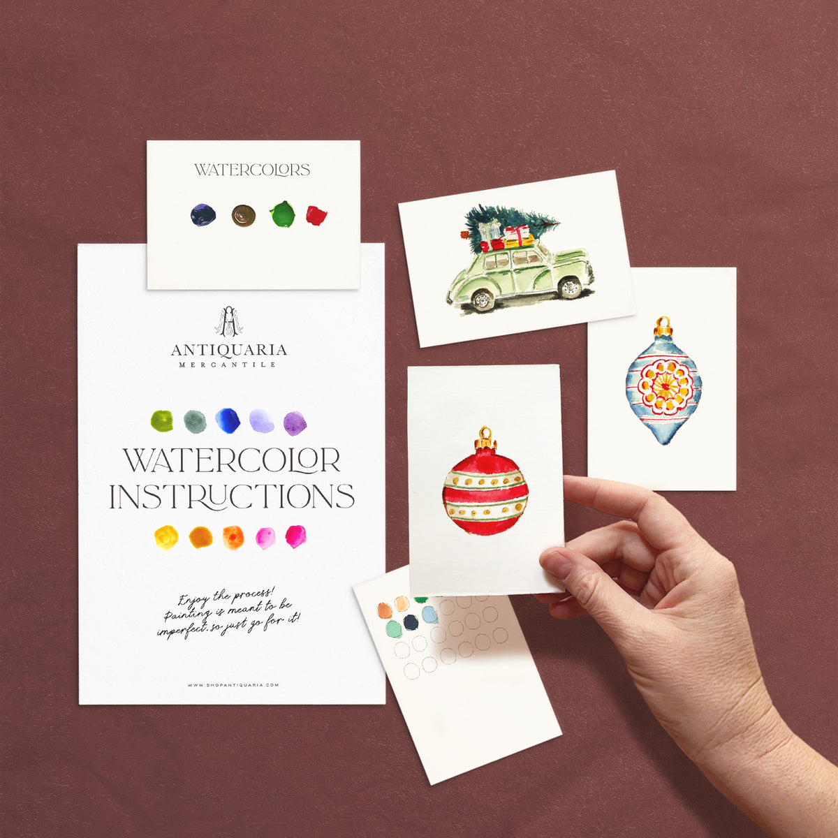 Mini Watercolor Kit: Christmas No.2