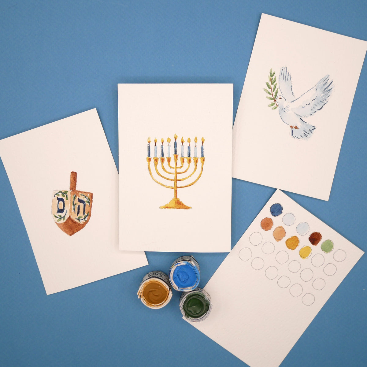 Antiquaria Mini Watercolor Kit: Hanukkah