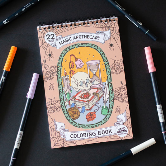 Antiquaria Magic Apothocary Premium Coloring Book