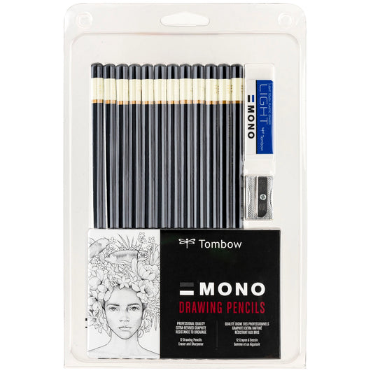 Mono Drawing Pencil Set - 12-Pack