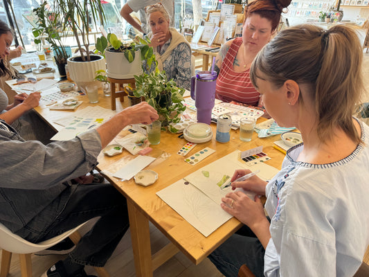 Beginner Watercolor Workshop – Autumn Themed (In-Person, October 9th, 5PM-7Pm)