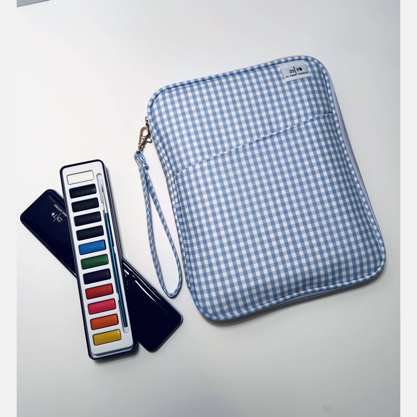 Juliette Watercolor Clutch & Workbook Organizer