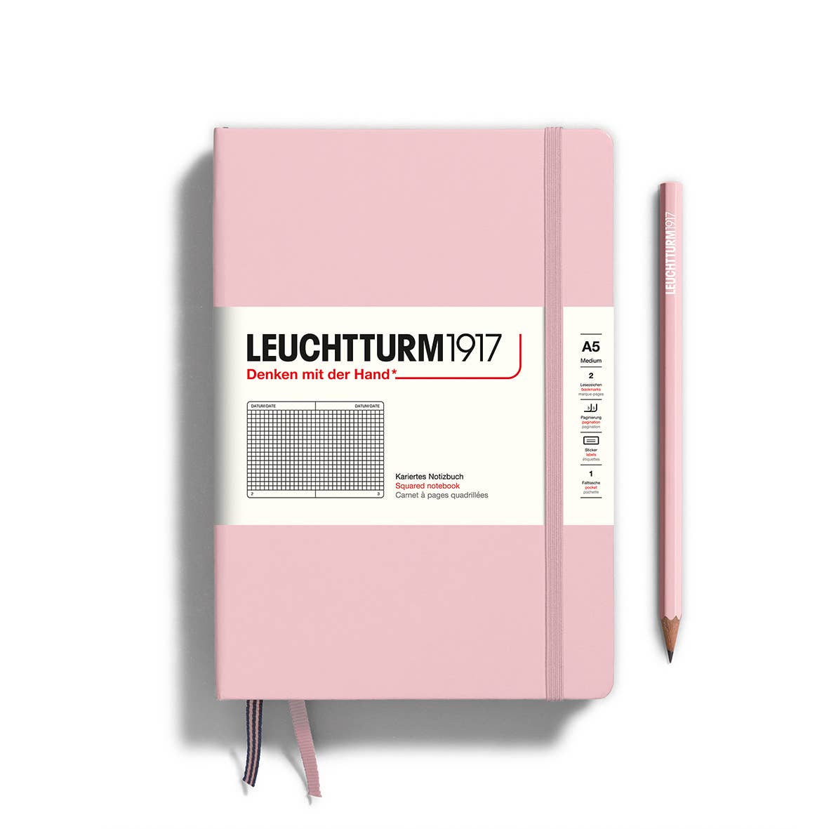 Notebooks - Medium (A5): Sage / Hardcover / Dotted