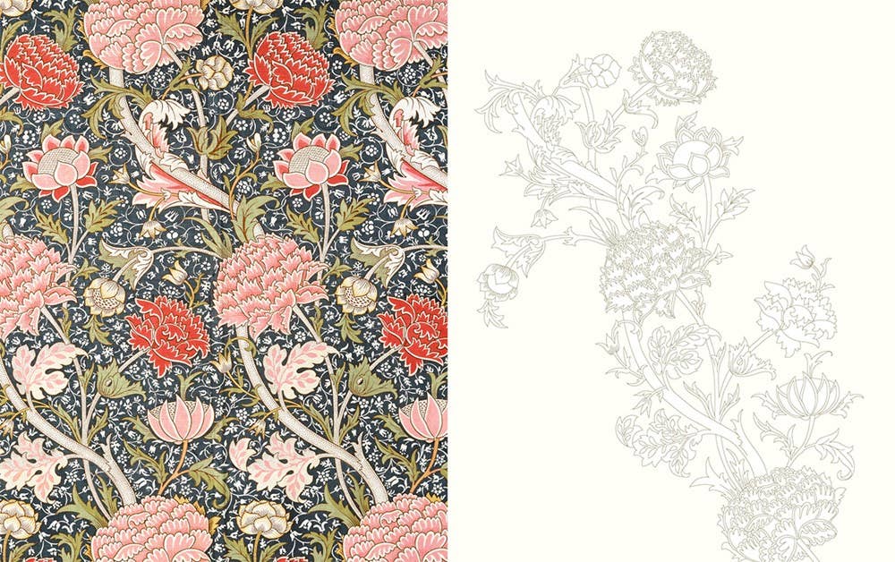 William Morris: An Arts & Crafts Coloring Book: Paperback