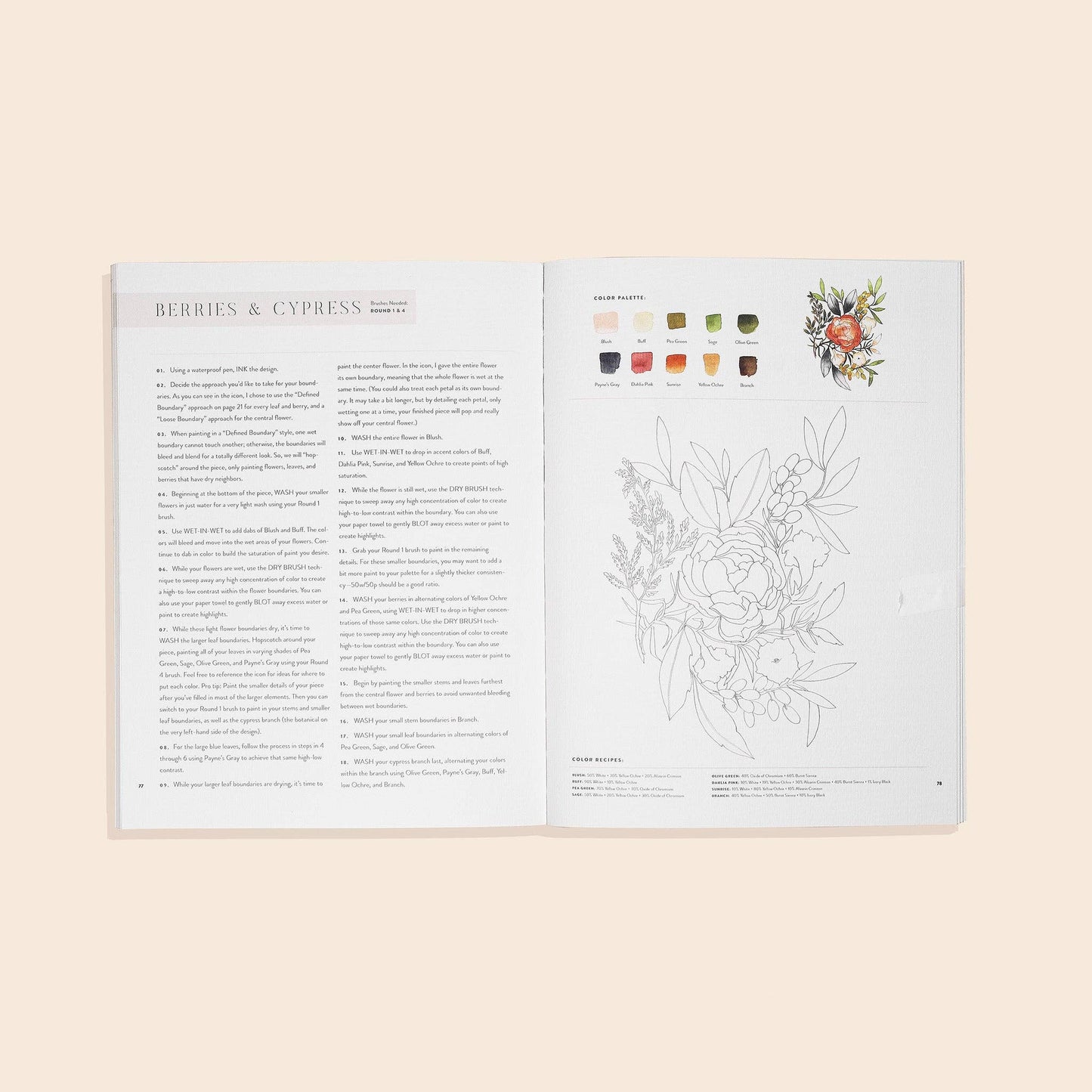 Paige Tate: Watercolor Workbook