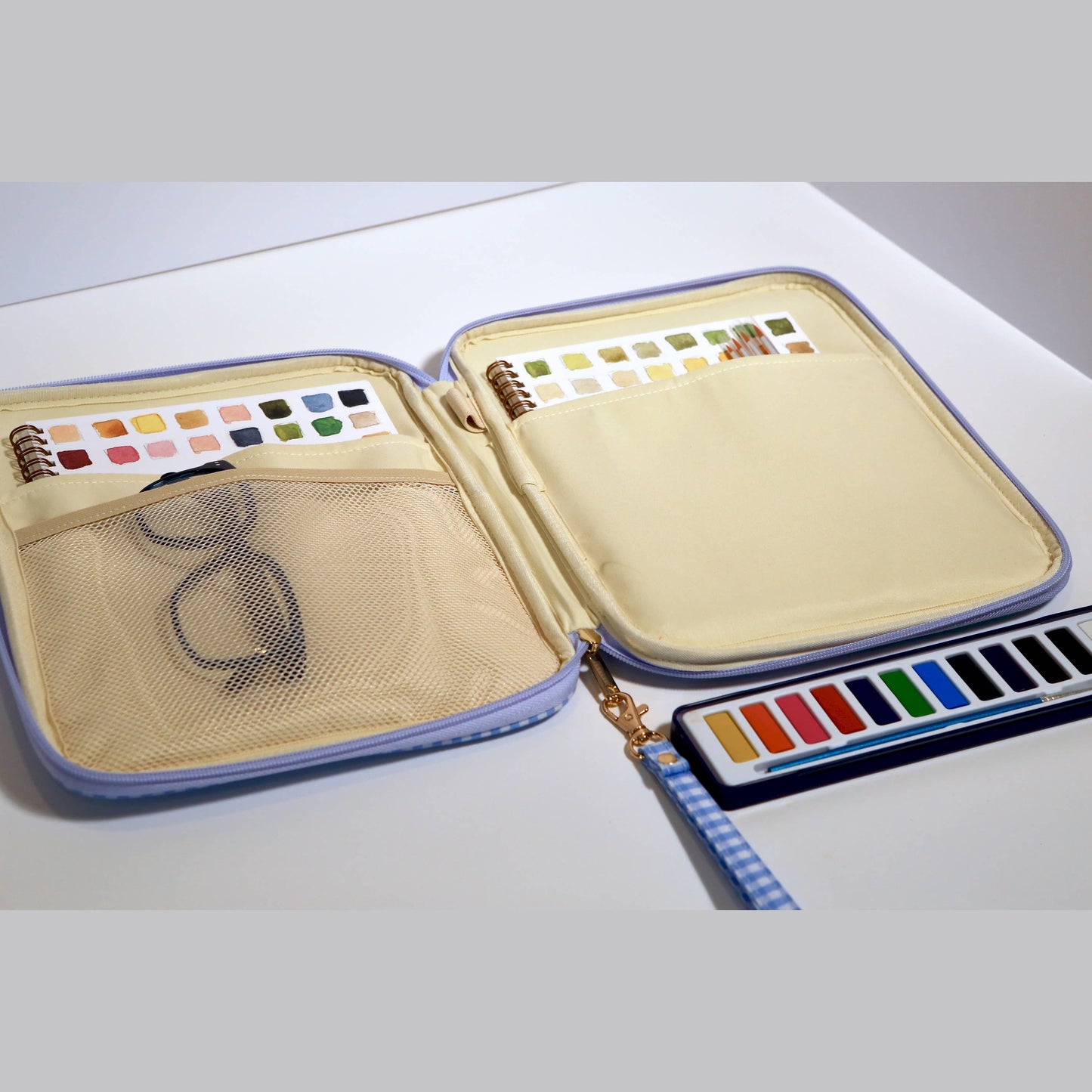 Juliette Watercolor Clutch & Workbook Organizer