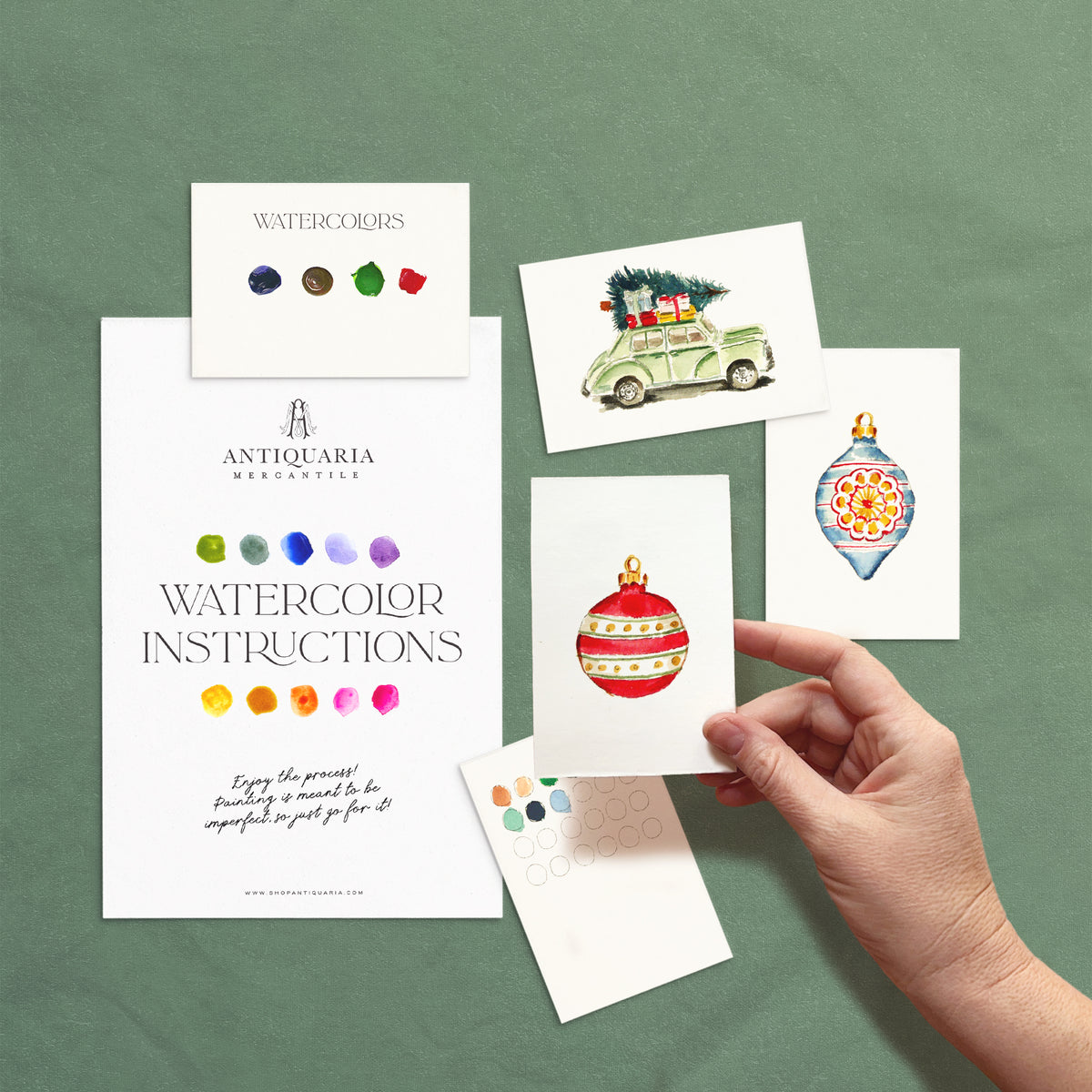 Mini Watercolor Kit: Christmas No.2