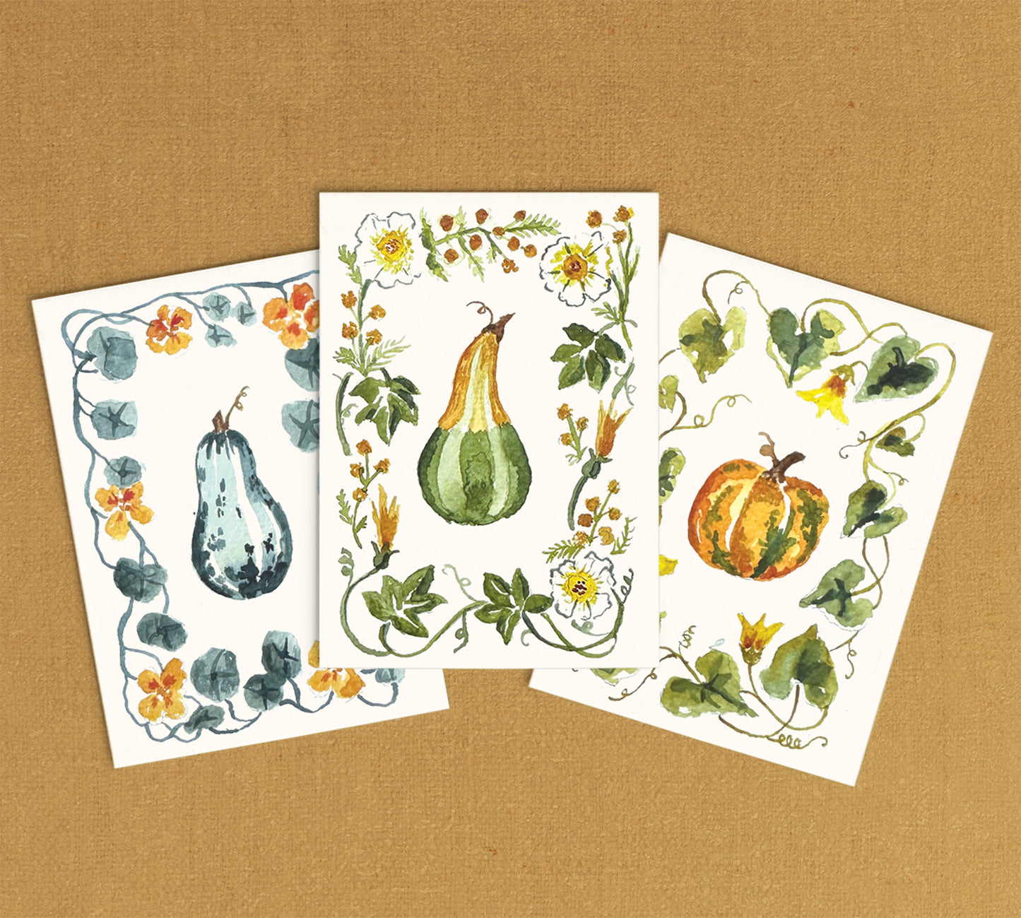 Antiquaria Mini Watercolor Kit: Gourds