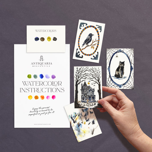 Antiquaria Mini Watercolor Kit: Haunted House