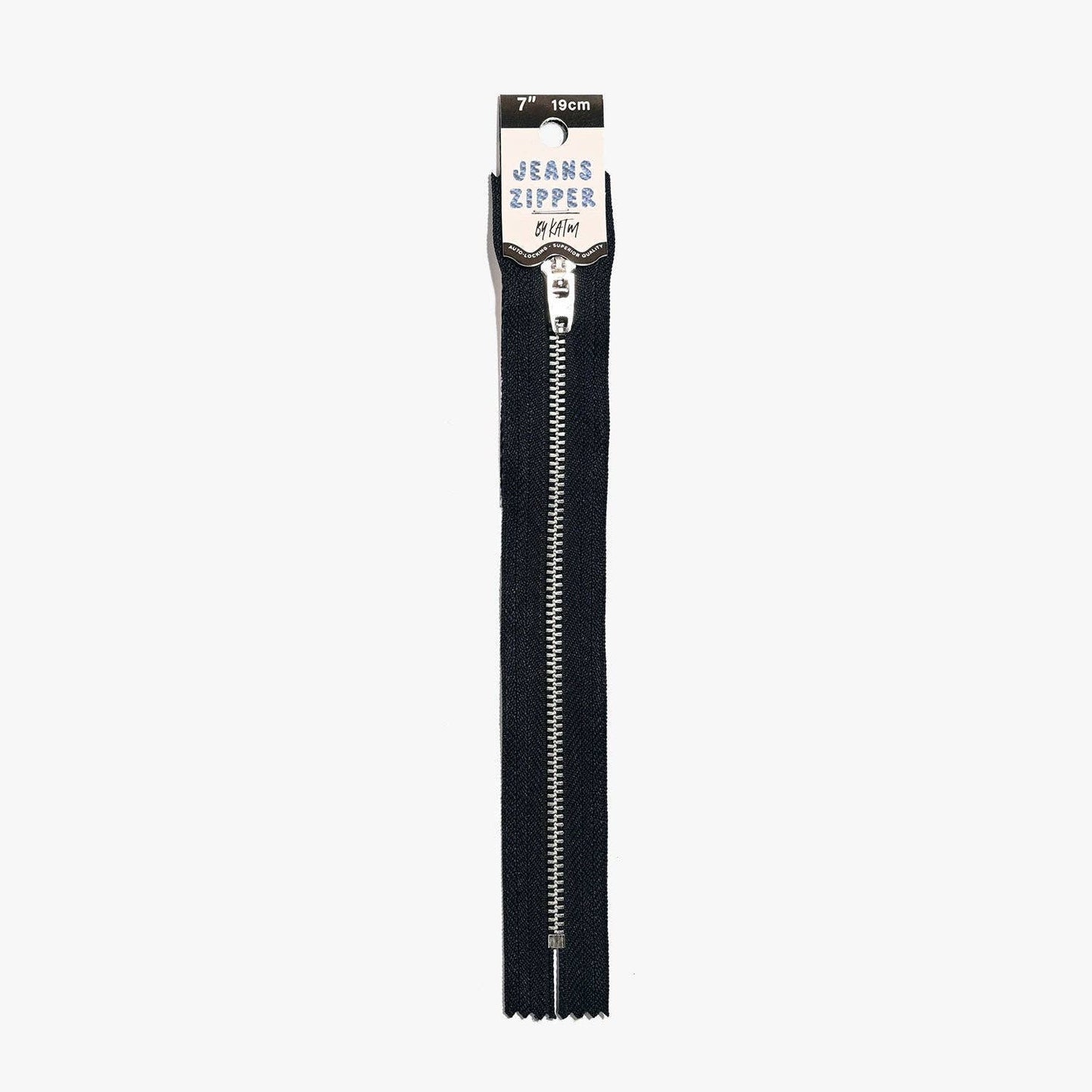 KATM Jeans Zipper | Navy: 19 cm