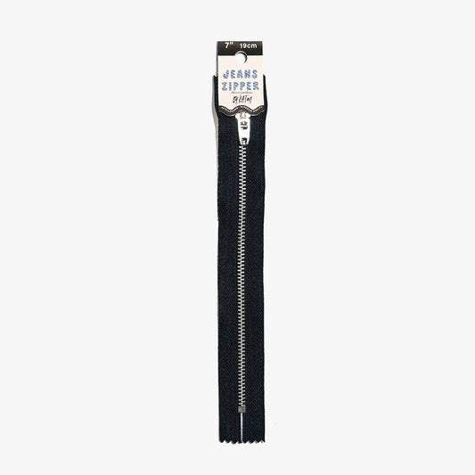 KATM Jeans Zipper | Navy: 19 cm