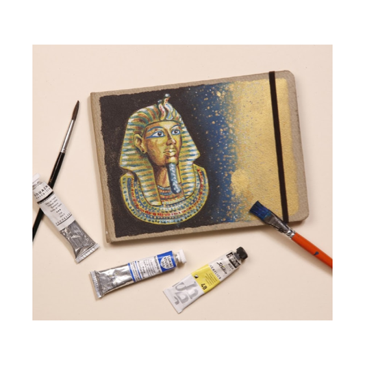 Clairefontaine Goldline Mixed Media Art Journal - 3 Sizes: 6 x 8.25 Medium Landscape