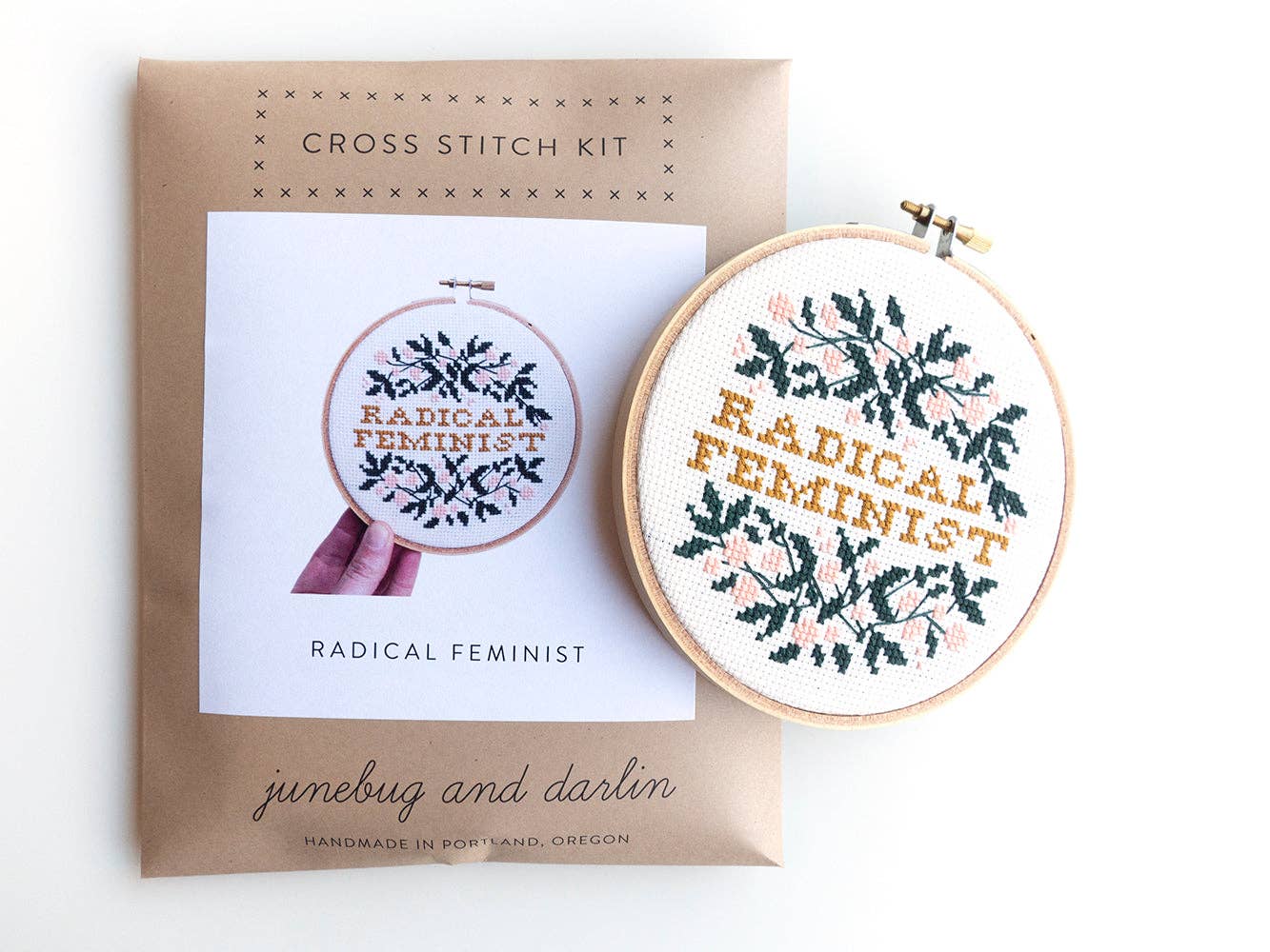 Radical Feminist DIY Cross Stitch Kit