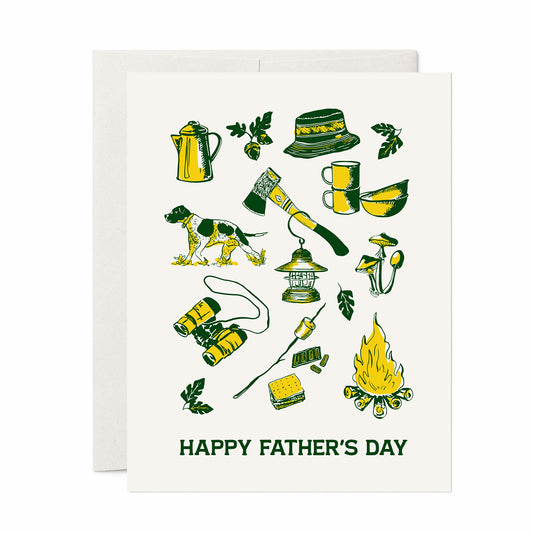 Camping Father's Day A2Greeting Card