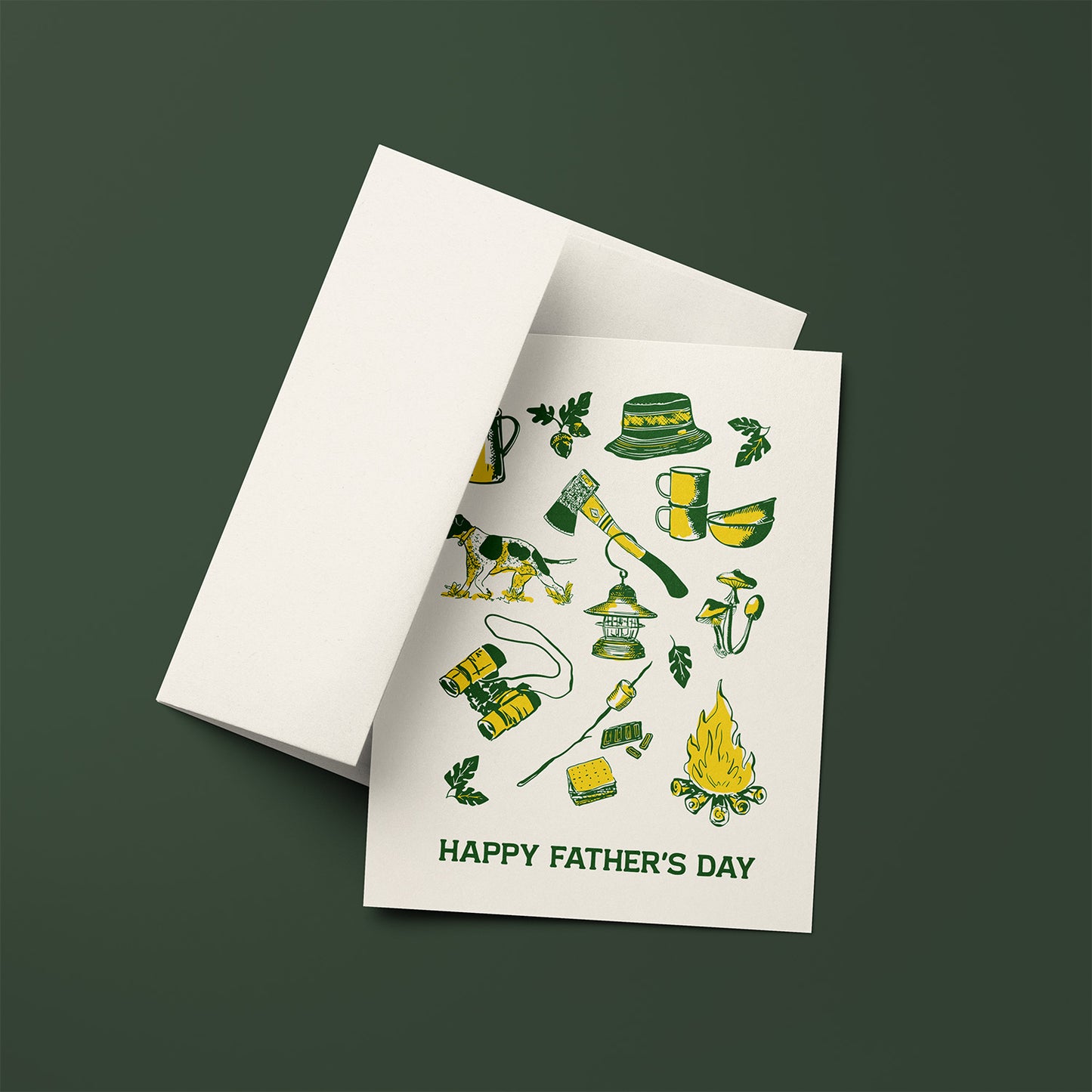 Camping Father's Day A2Greeting Card