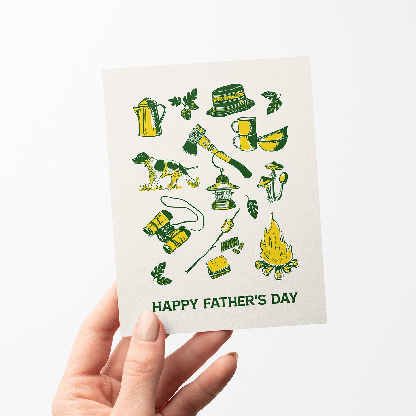 Camping Father's Day A2Greeting Card
