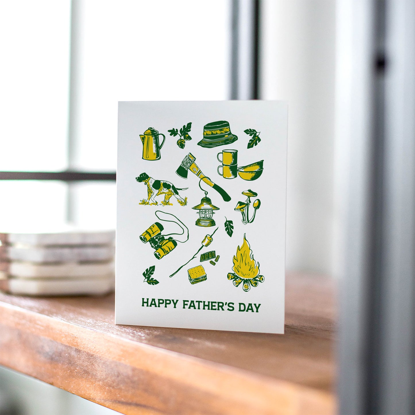 Camping Father's Day A2Greeting Card