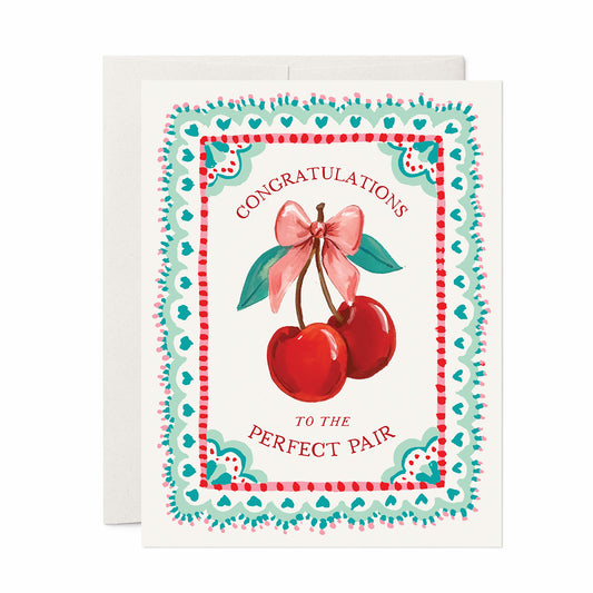 Cherries Congrats A2 Greeting Card