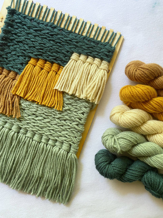 DIY Tapestry Weaving Kit for Beginners: Woodlands