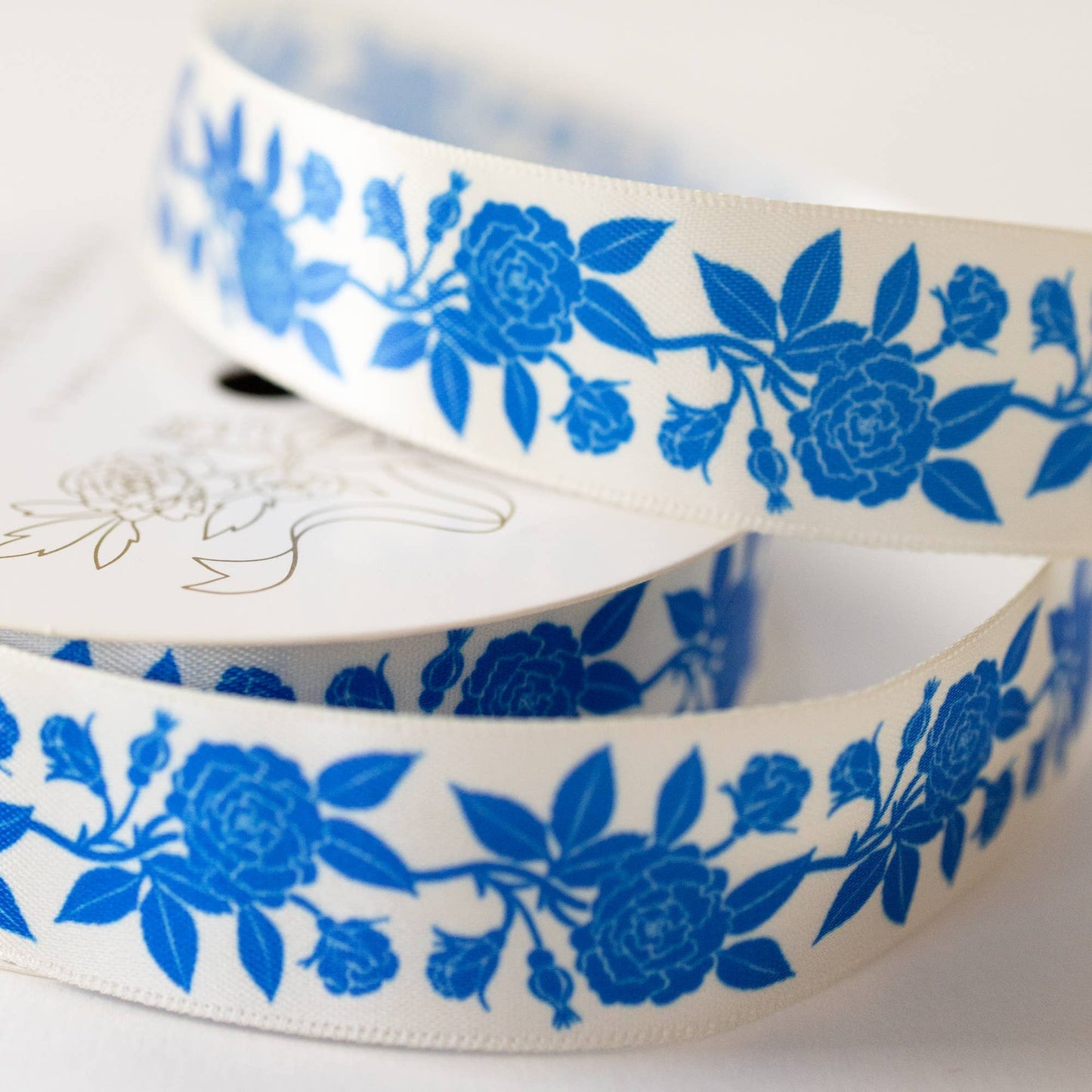 BLUE ROSES | SATIN RIBBON