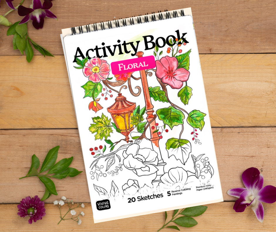 Floral Coloring Book