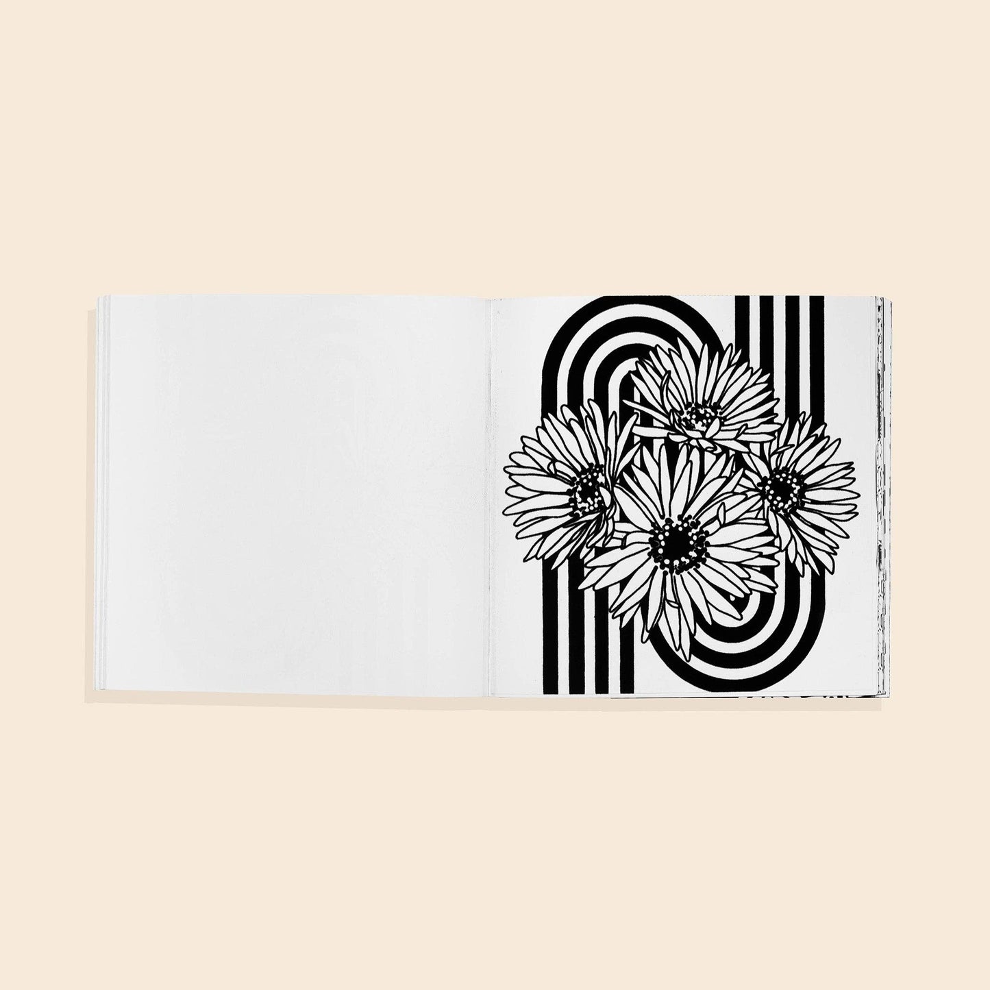 Heyday: A Retro Flower Design Coloring Book