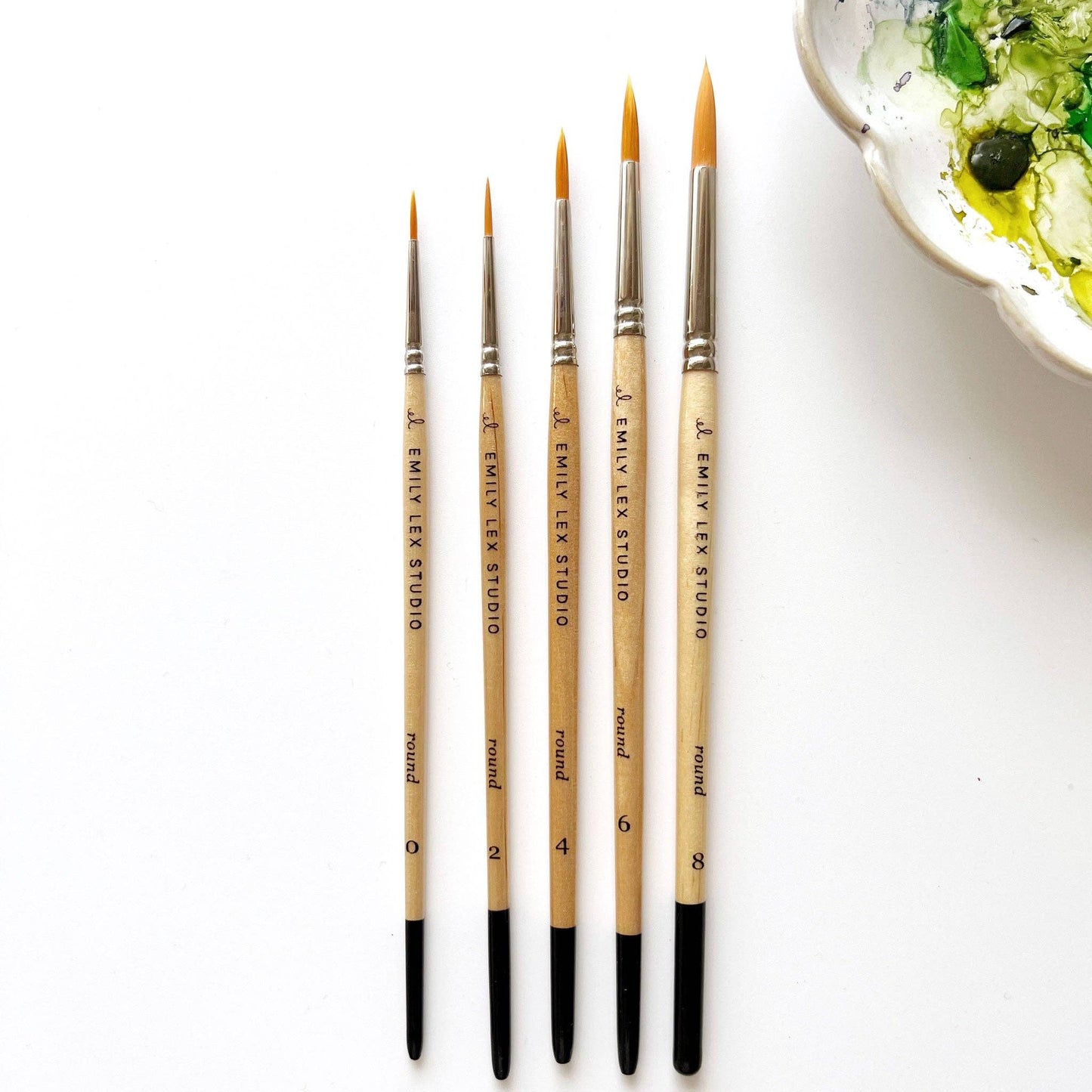 Watercolor Paintbrush: size 8