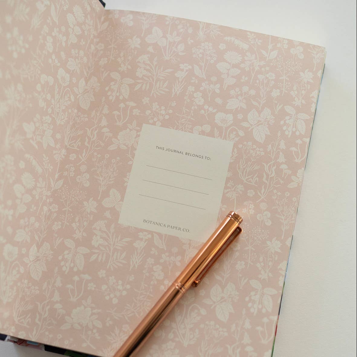 POPPY GARDEN | LINEN BOUND JOURNAL (Ruled)