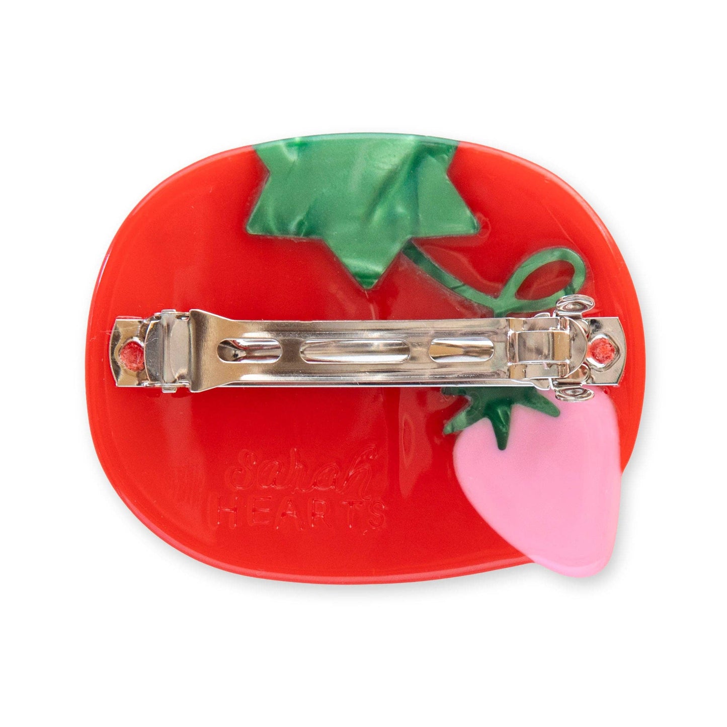 Tomato Pincushion French Barrette Hair Clip