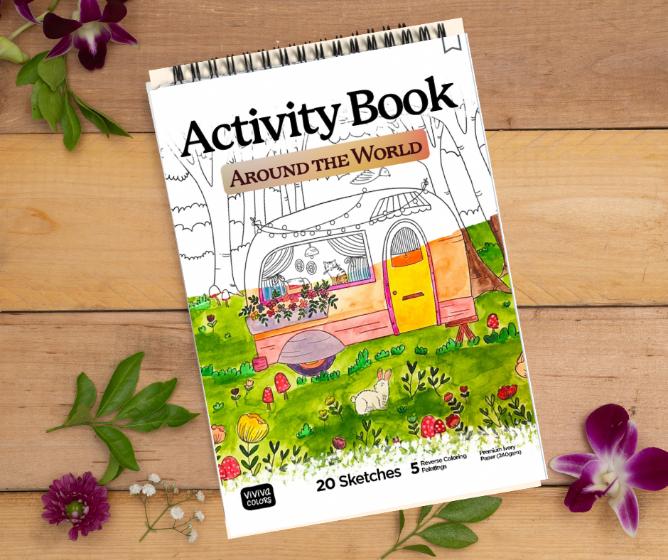 Around the World - Coloring Book