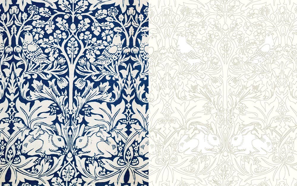 William Morris: An Arts & Crafts Coloring Book: Paperback