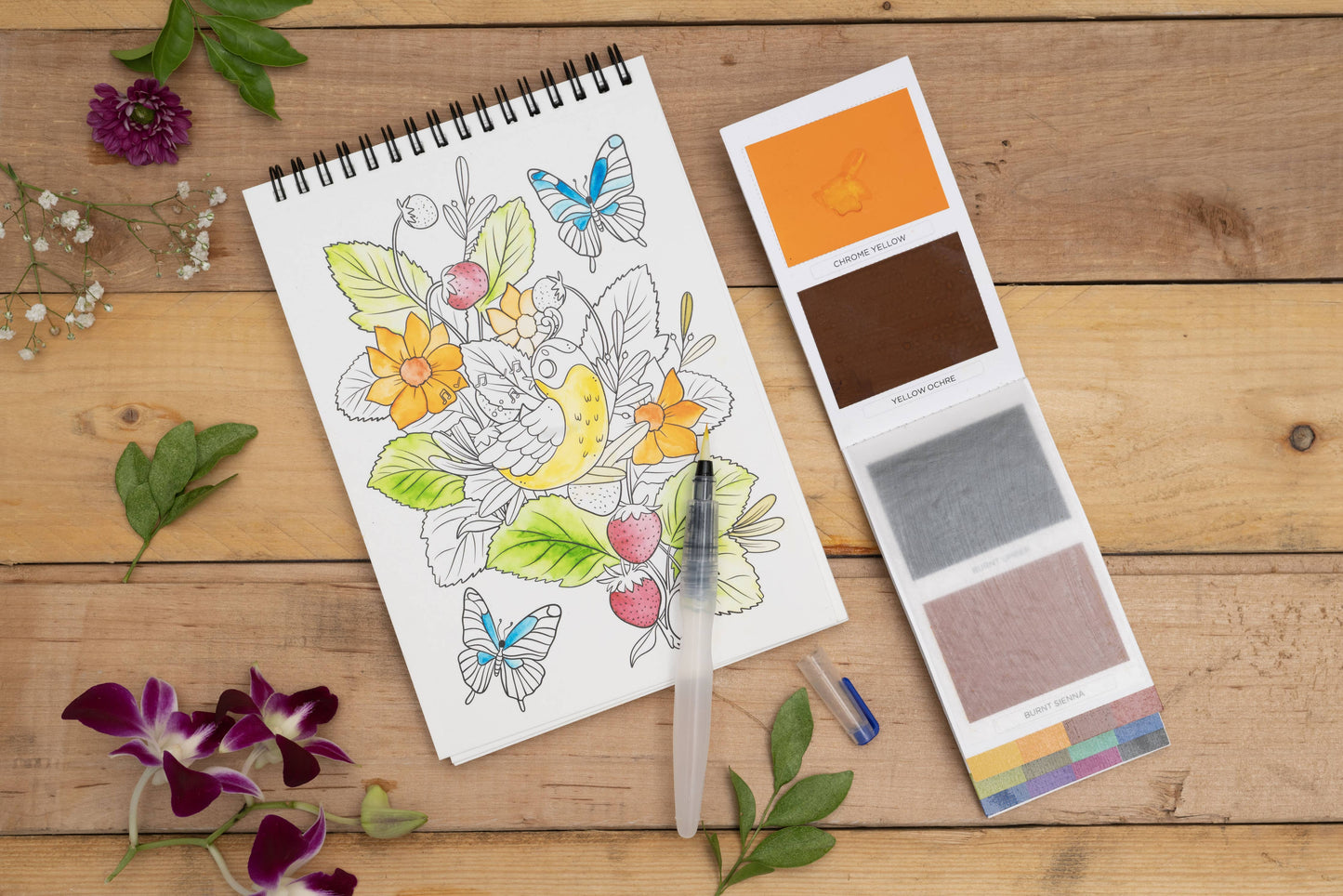 Floral Coloring Book