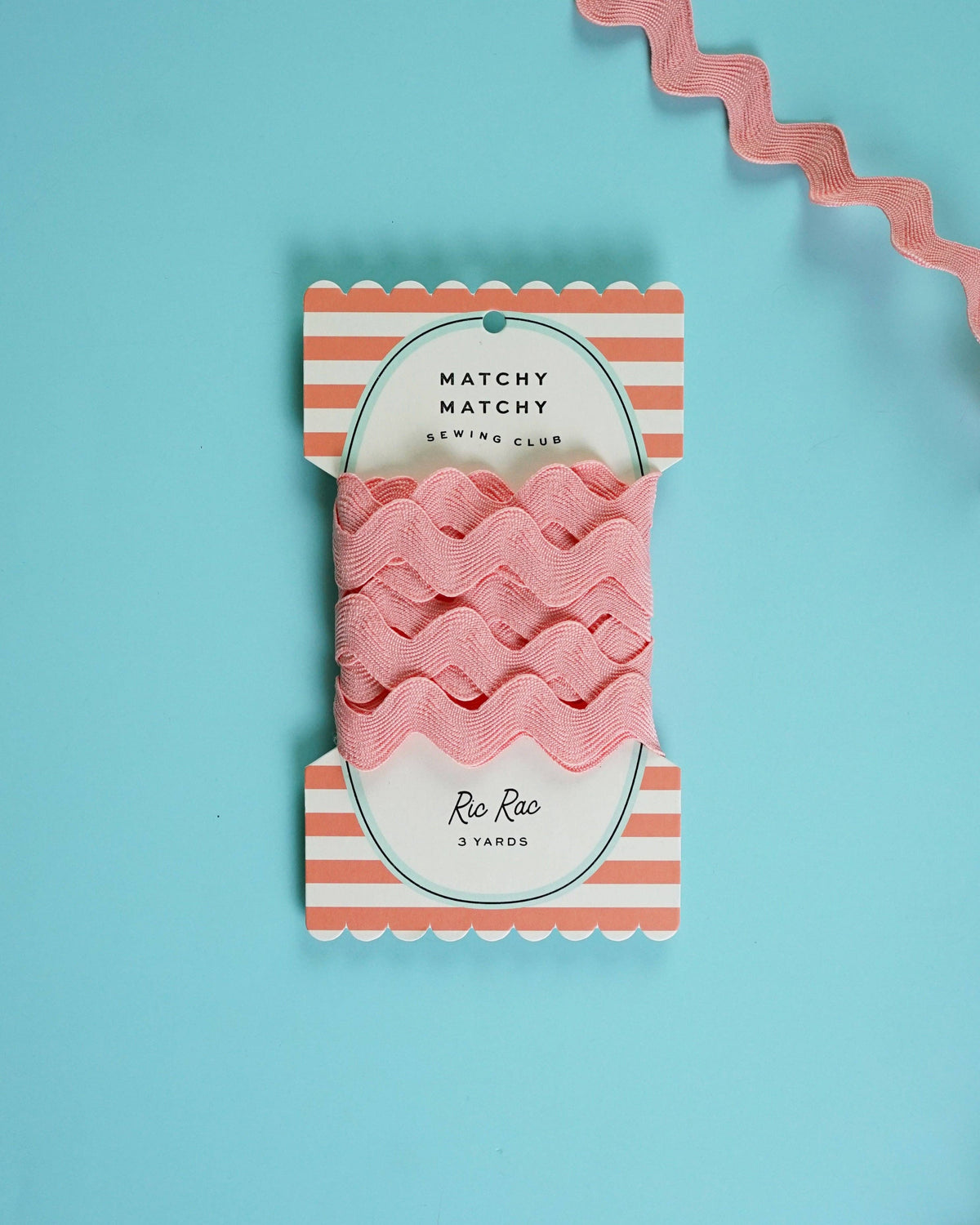 Pink Taffy Big Ric Rac: 3 yards