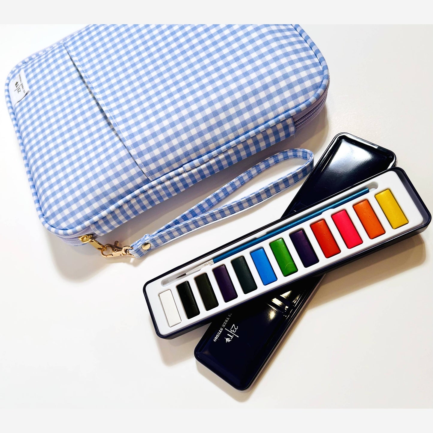 Juliette Watercolor Clutch & Workbook Organizer