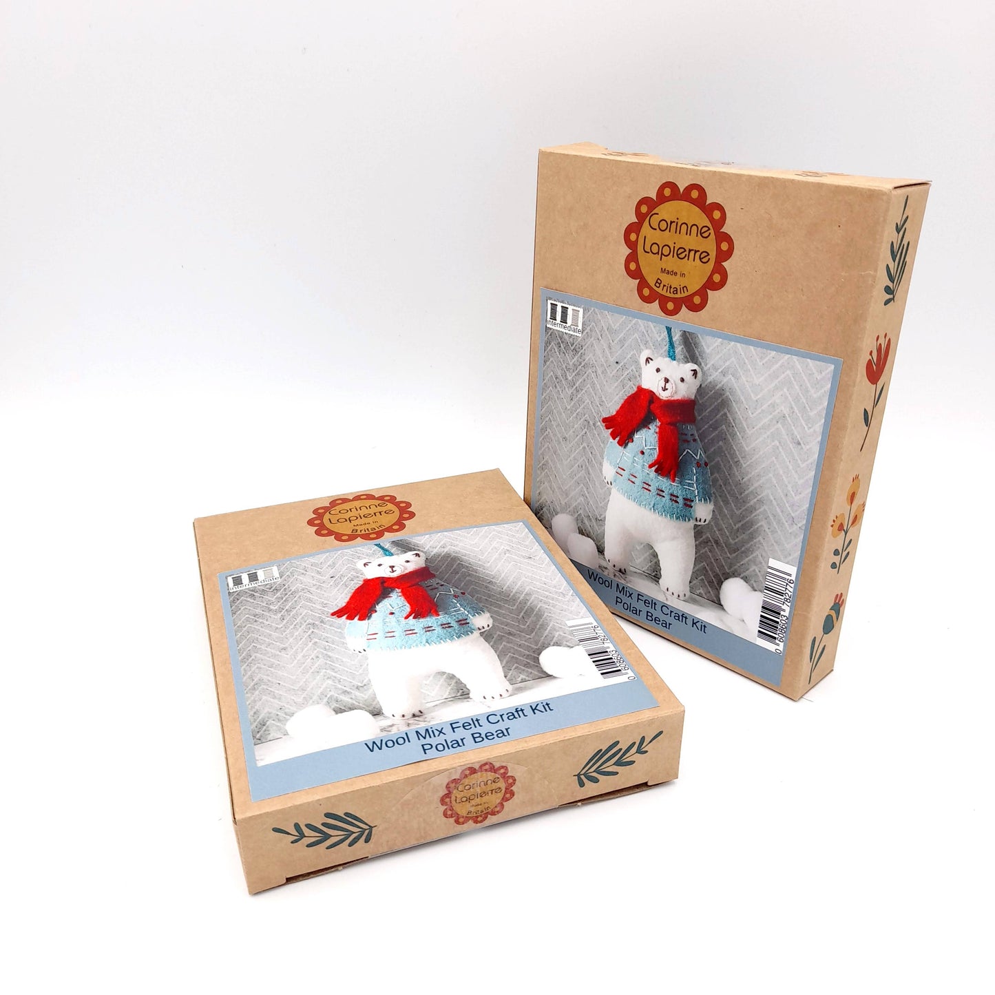 Polar Bear Felt Craft Mini Kit