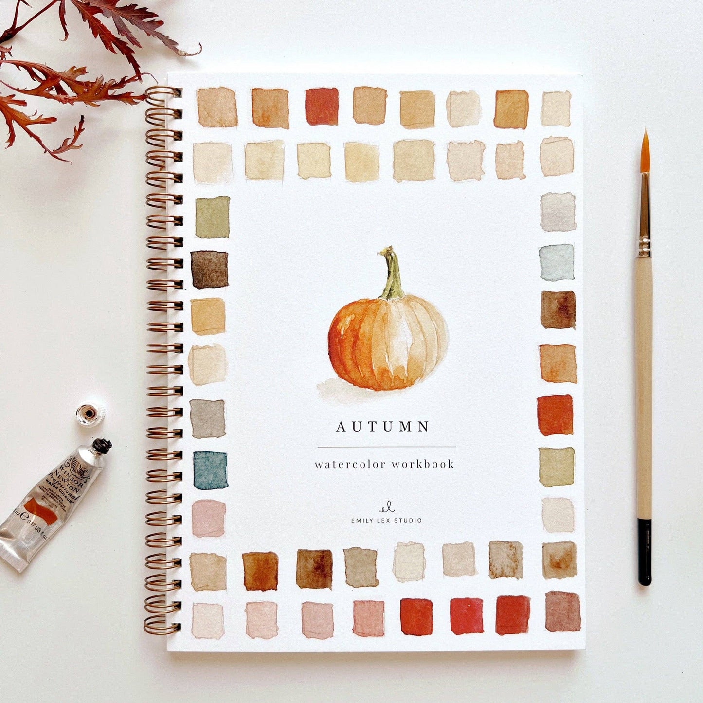 Emily Lex Autumn watercolor workbook