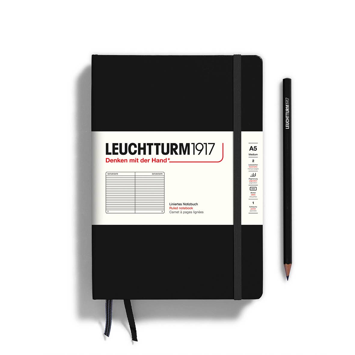 Notebooks - Medium (A5): Sage / Hardcover / Dotted